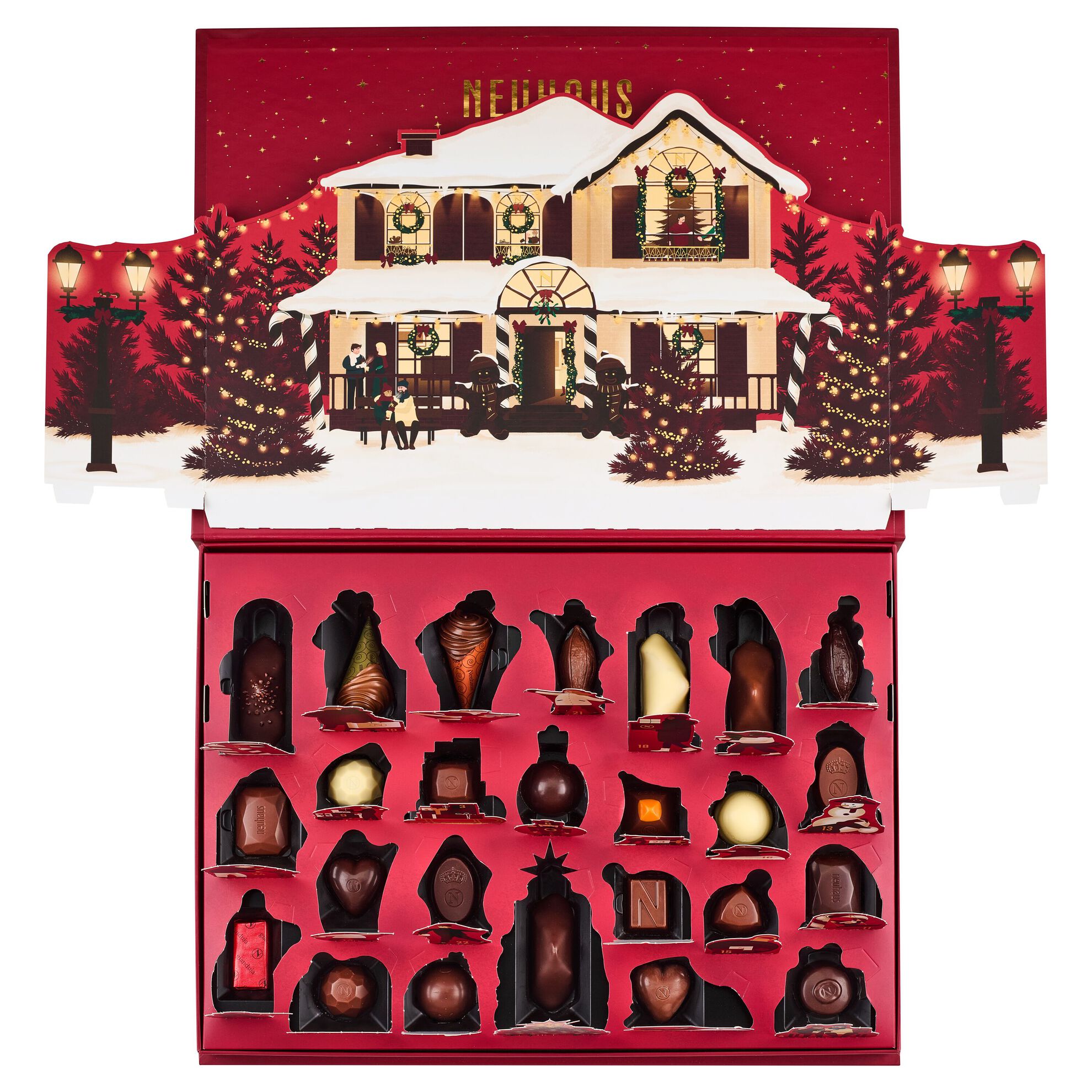 Popup Advent calendar 2024 Neuhaus Chocolates